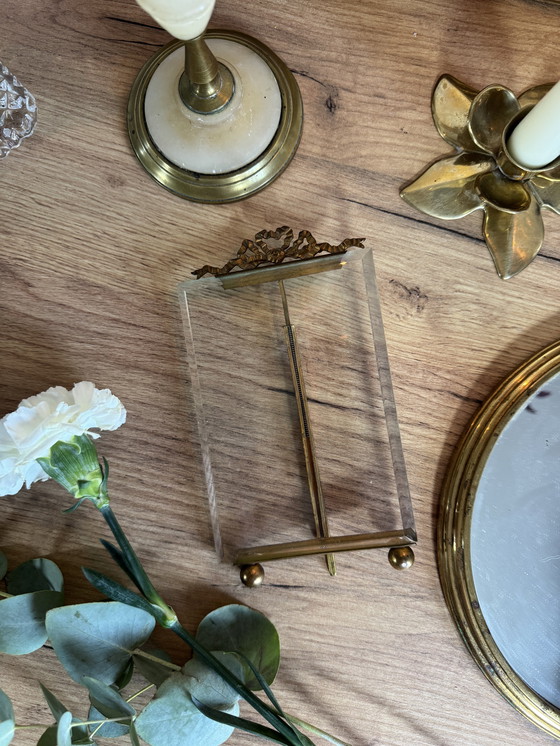 Image 1 of Cornice per foto in ottone vintage