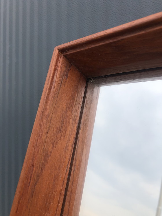 Image 1 of Vintage mirror with teak wood frame