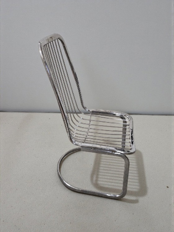 Image 1 of 3 x Space Age vintage String eetkamerstoelen Gastoni Rinaldi