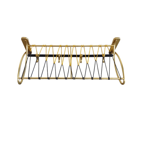 Image 1 of Mid Century String Kapstok, Train Rack 