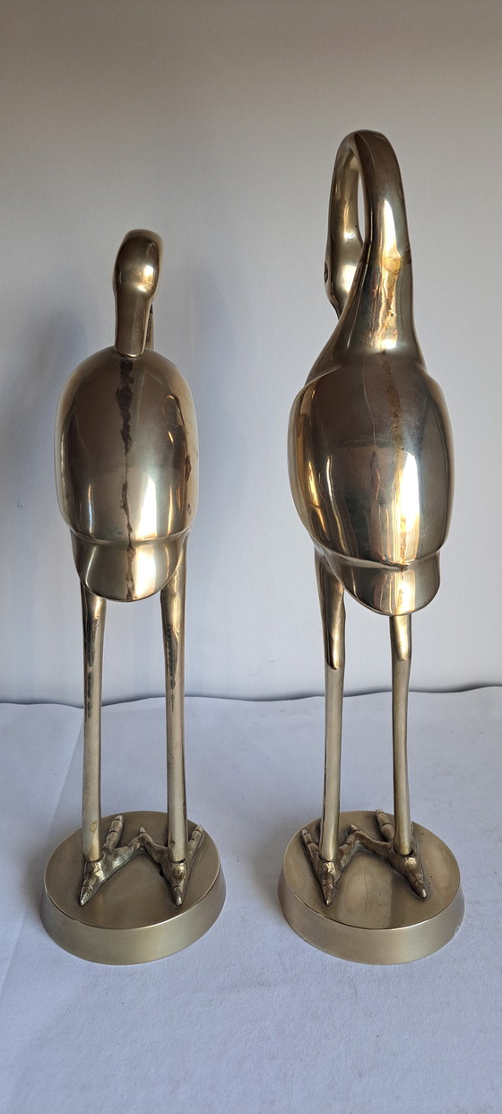 Image 1 of 2x Copper Brass Cranes