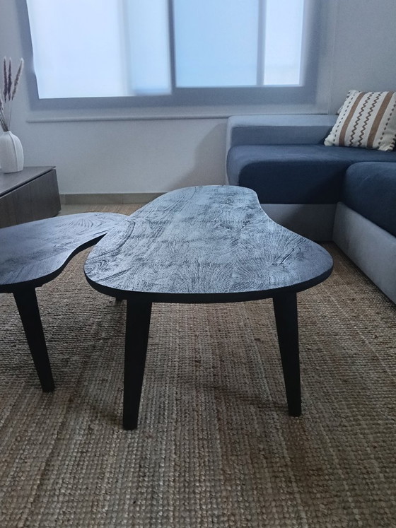 By-Boo Guus Schwarze Couchtische – 2er-Set – Mangoholz – Wood (photo 3 of 7)