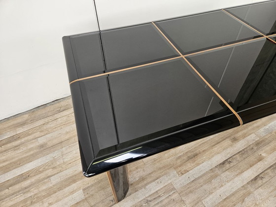Pierre Cardin Extendable Dining Table in Black Lacquered Wood, 1970 (photo 5 of 22)