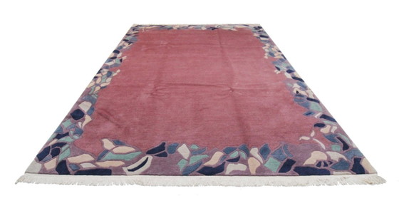 Original Modern Designer Highland Wool Rug Nepal 360 x 257 cm, Rugs & carpets, Pink (photo 3 of 9)