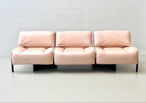 Three-seater sofa model Verada by Vico Magistretti for Cassina