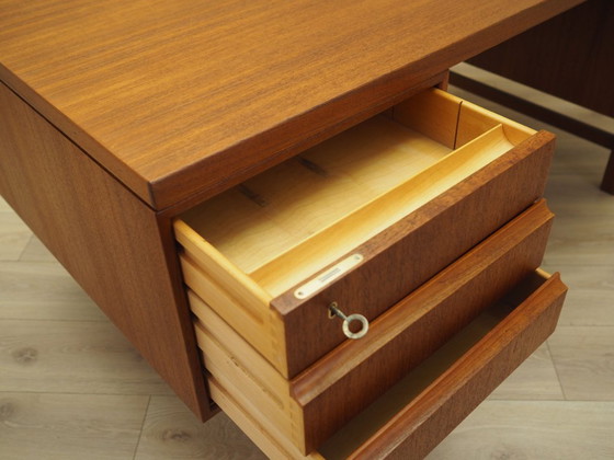 Image 1 of Teak desk, Danish design, 1970s, production: Denmark