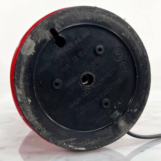 Image 1 of Lampes de table Red Eclisse de Vico Magistretti pour Artemide, années 1960