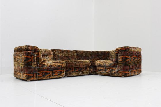Image 1 of Vintage Modulaire Elementen Sofa Hoek Bank 1970s