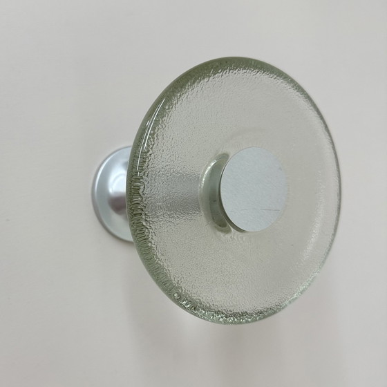 Image 1 of Vintage German Aluminium and Glass Coat Hooks from Schönbuch, 1970s,