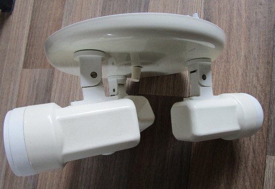 Image 1 of White ceiling spotlights from the 70s (possibly Vrieland).