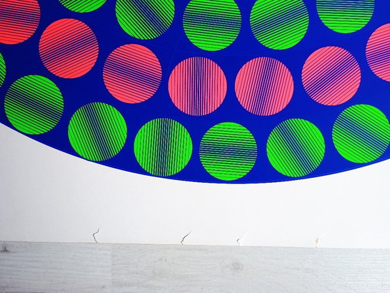 Image 1 of Ivan Picelj "Ciclophoria" - Zeefdruk - Oplage van 200 - Gesigneerd - (80 x 80 cm)