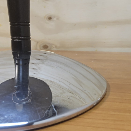 Image 1 of Lampe de table vintage Ikea champignon Dakapo Bauhaus / Art Déco chromée