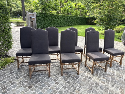 8 eetkamerstoelen
