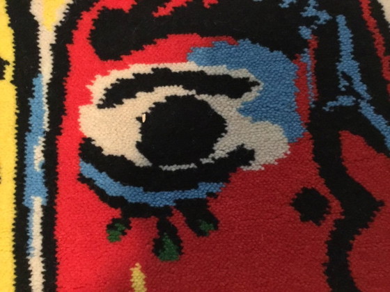 Image 1 of Picasso : Portrait De Femme Au Chapeau À Pompons Et Au Corsage Imprimé