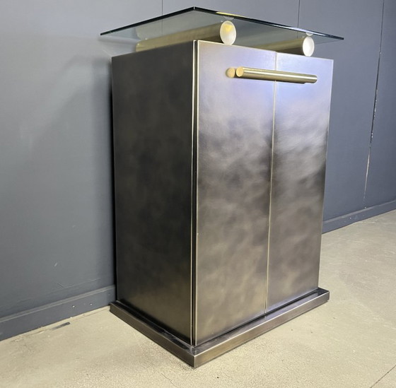 Image 1 of Postmodern bar cabinet by Belgochrom, 1980s