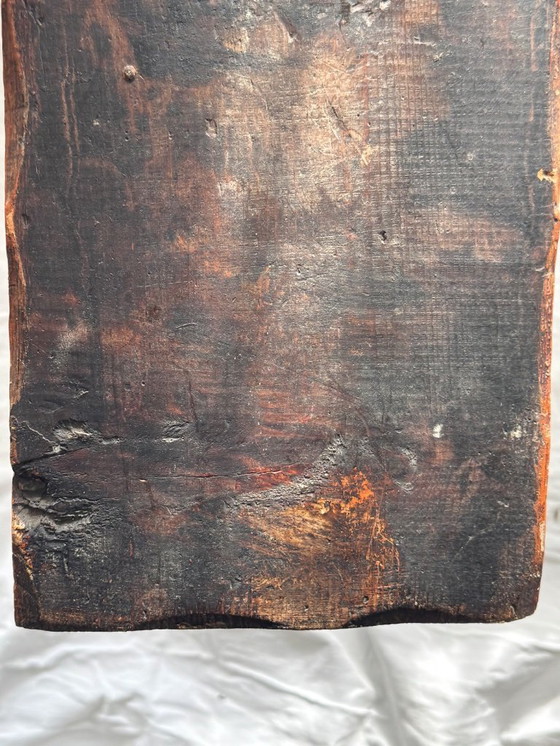 Image 1 of Polychroom houtsnijwerk