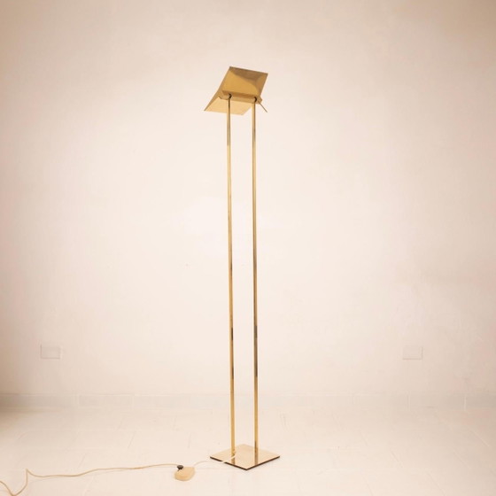 Marco Zotta Lampada da terra modernista italiana in ottone dimmerabile 1970 – Lampade da terra (photo 8 of 20)