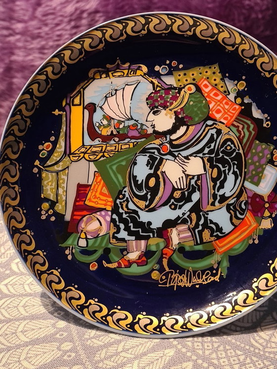 Image 1 of 1x Rosenthal Studio Linie Björn Wiinblad Sinbad der Seefrahrer motif 4.