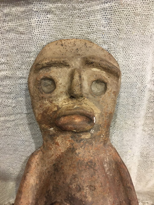 Pottery Female doll from Rif North Africa
