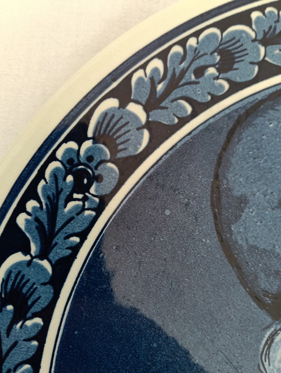 Image 1 of Delfst blauwe borden 