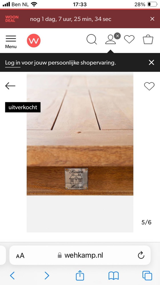 Image 1 of 2 TABLES À MANGER EXTENSIBLES RIVIERA MAISON