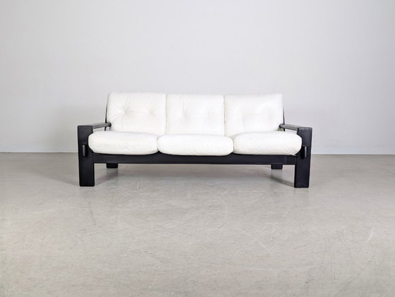 Image 1 of Original Asko Finland Sofa Couch Esko Pajamaes Three-Seater Leather