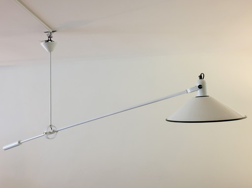Lampe à contrepoids vintage de J.J.M. Hoogervorst de 1970