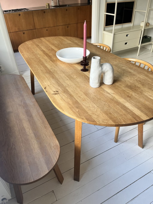 Hay triangle leg bench 150cm