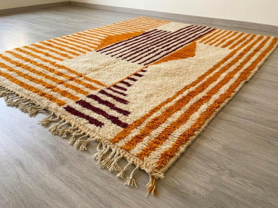 Tapis berbère à motifs géométriques en laine 200/280cm – Wool (photo 7 of 7)
