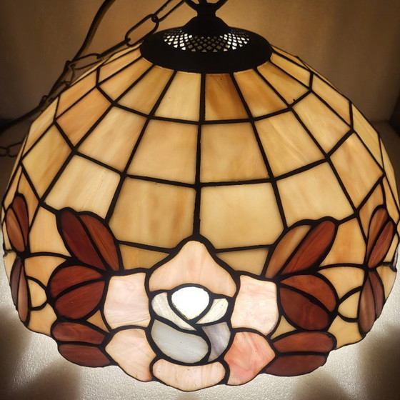 Image 1 of Lampada a sospensione Tiffany vintage