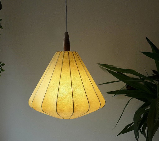 Vintage Cocoon Hanglamp van Goldkant, jaren 50 60 Mid Century Modern
