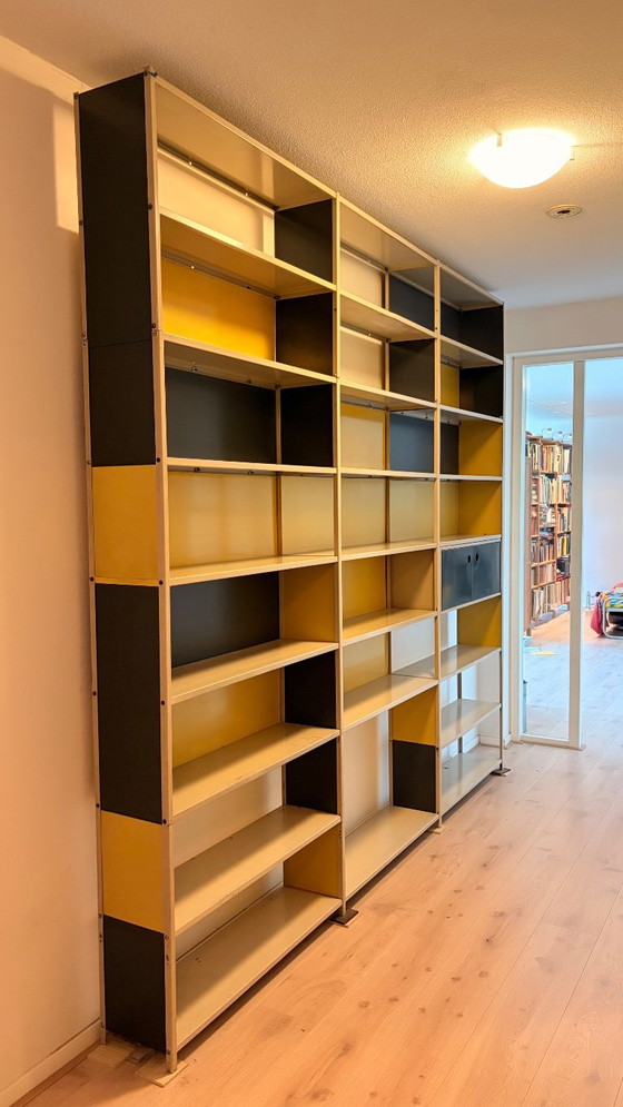 Friso Kramer Asmeta Modular Cabinet System Rare – Bookcases, Metal (photo 4 of 9)