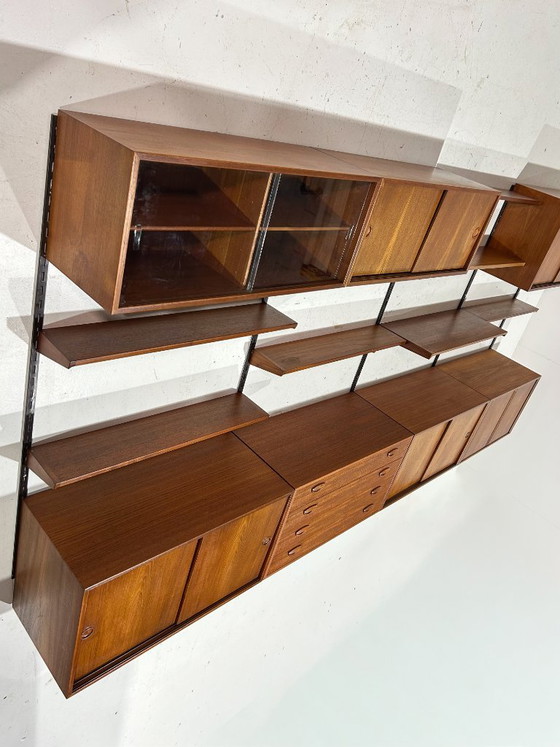 Sistema di pareti modulari in teak di Kai Kristiansen, danese, anni '60. – Armadi a muro, Wood (photo 19 of 22)