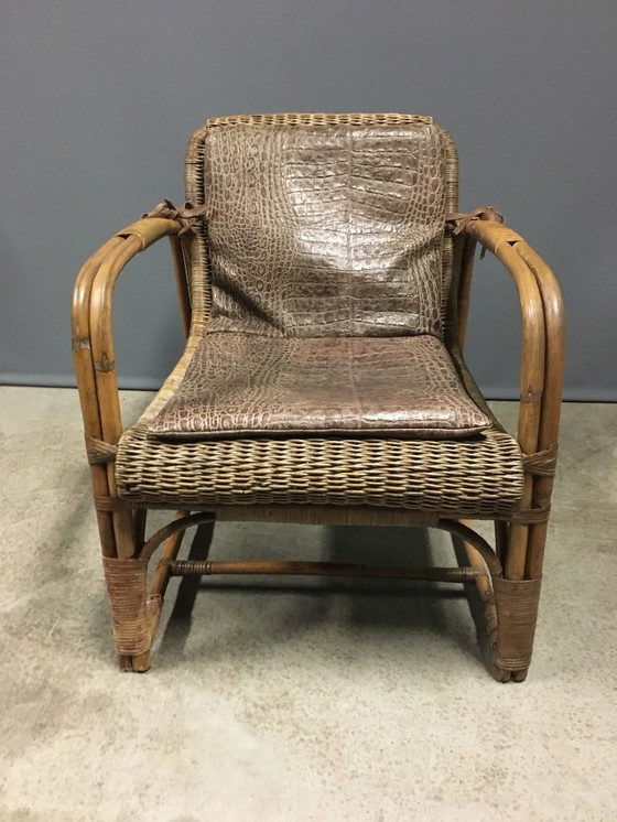 Image 1 of ERICH DIECKMANN BAUHAUS LOUNGE STOEL UIT DE JAREN 30.