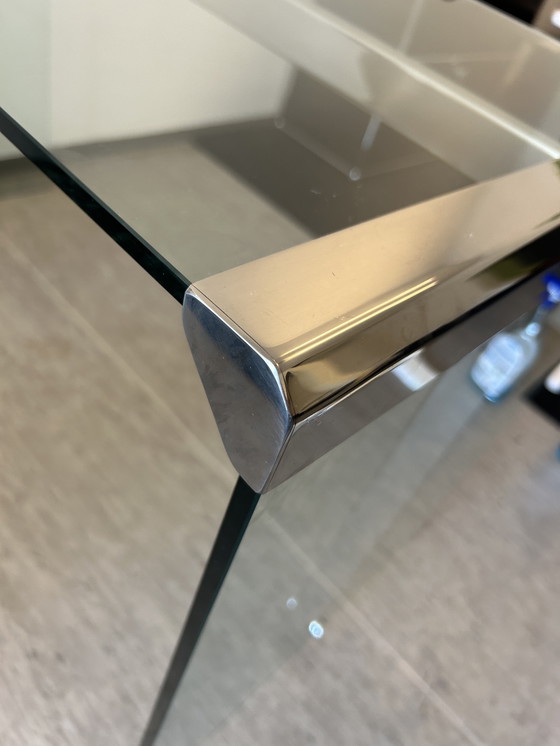 Image 1 of Gallotti & Radice - Desk/Console - President Scrivania - Glass/Chrome