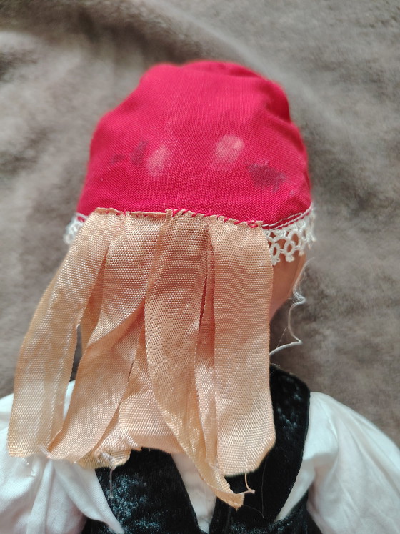 Image 1 of Bambola Schildkröt Bärbel 34 cm vintage con costume, anni '50-'60 