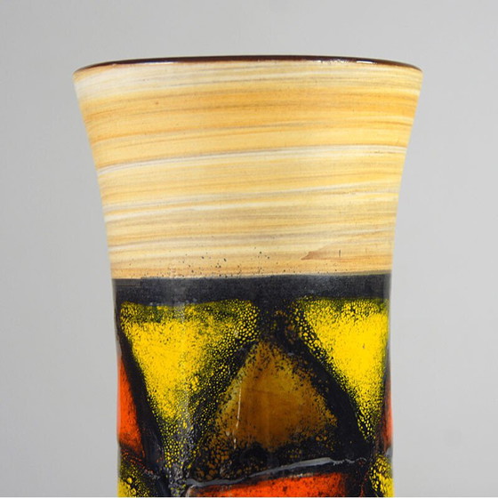 Image 1 of Vintage ceramic vase by Aldo Londi for Bitossi, 1960s