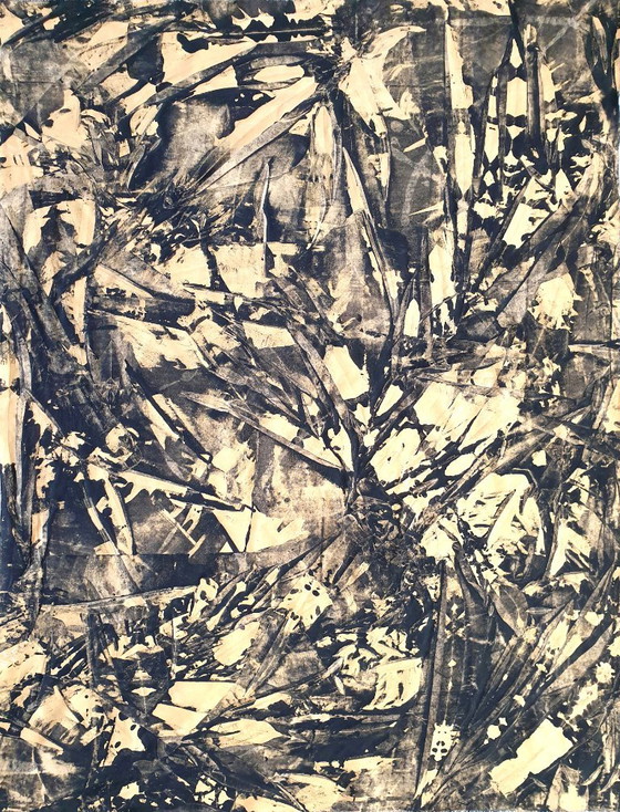 Jürgen Angeler - Golden 3D Cross – Paintings & Drawings, Canvas (photo 2 of 22)