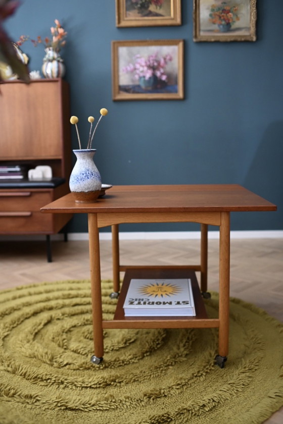 Image 1 of Carrello/tavolino/tavolo da salotto svedese vintage Poul Volther per Gemla