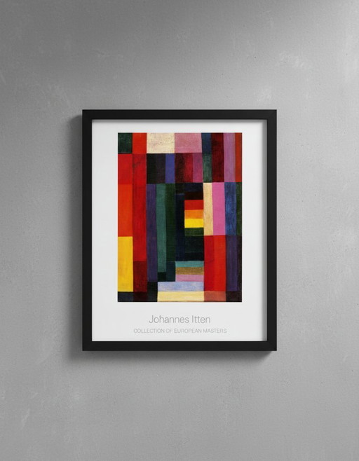 Itten, Johannes - Orizzontale-Verticale - Collezione di Maestri Europei - Stampa d'arte