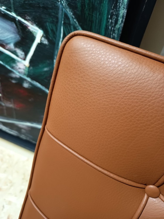 Image 1 of Sillones KNOLL Studio Barcelona (NUEVA Serie 2026) en piel natural (color coñac)