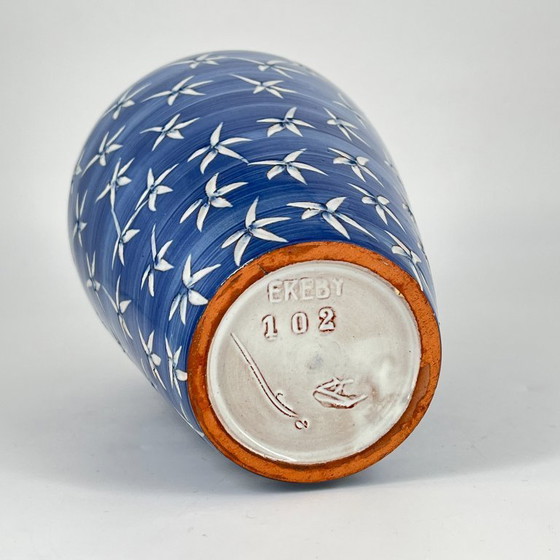 Image 1 of Upsala-Ekeby “Star” Vase 102 – Ingrid Atterberg – Swedish Mid Century Ceramics