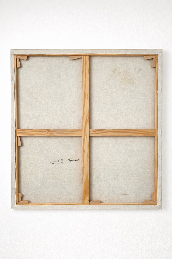 Image 1 of La Havane – Paysage urbain vibrant de La Havane, signé par Soto (2005)