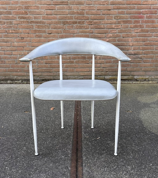 4x Fasem P40 design eetkamerstoelen 