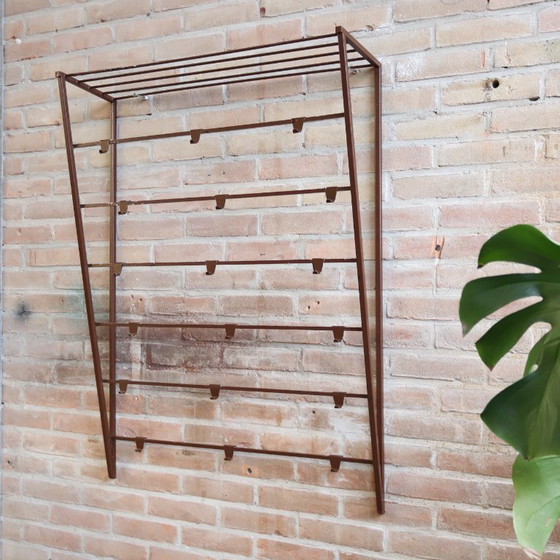 Image 1 of Vintage design Coen de Vries Kapstok jaren 50 toonlader pilastro