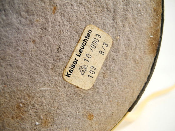 Image 1 of Original 1960s Space Age brass table lamp by Kaiser Leuchten