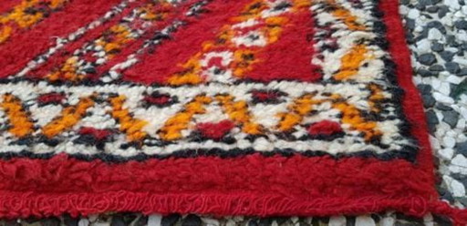 Handgeknoopt Berber kleed wol 356x174cm