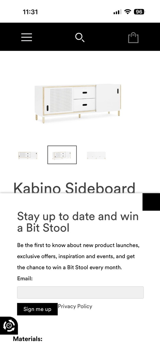 Normann Copenhagen Sideboard – Mdf, Wood (photo 8 of 8)