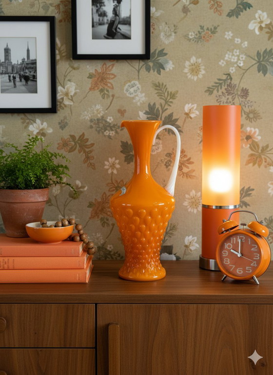 Image 1 of Large Opalina Fiorentina carafe