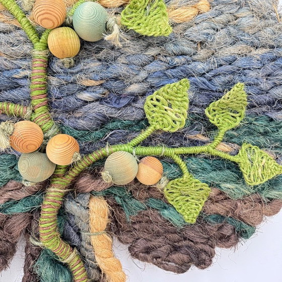 Image 1 of Wandteppich in Form eines Baumes, 1970er Jahre